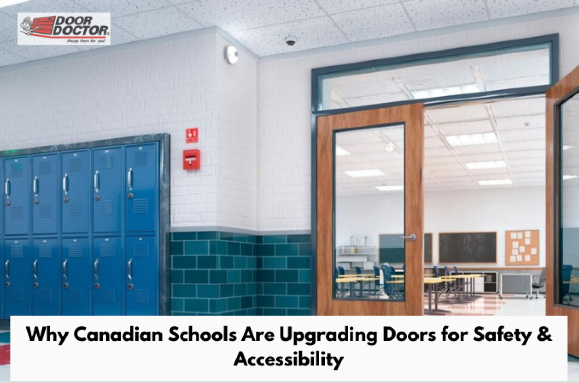 Why Canadian Schools Are Upgrading Doors for Safety &amp; Accessibility